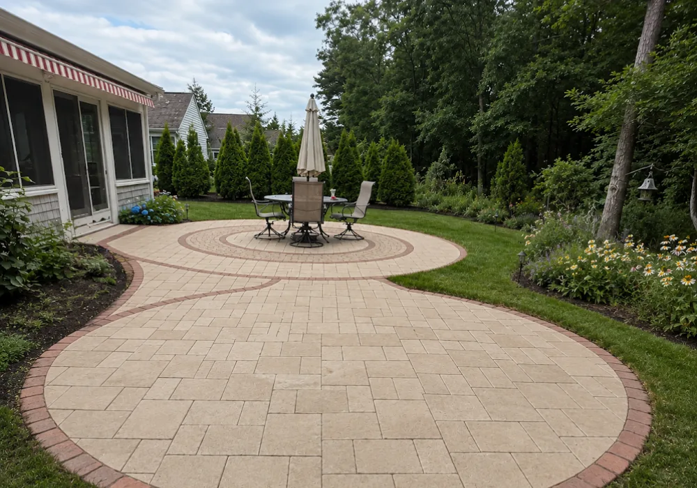 Residential patio paver project